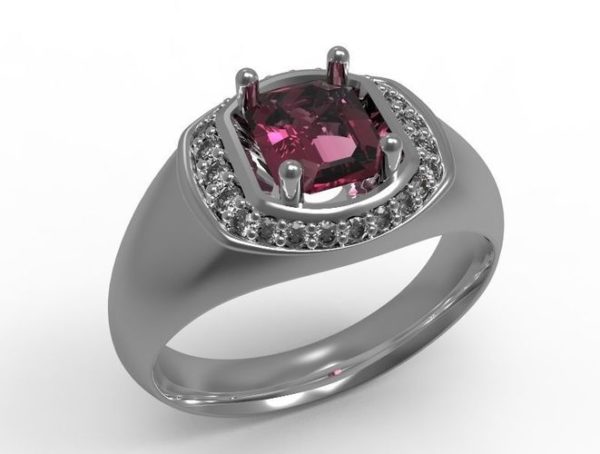 24 stone women's ring