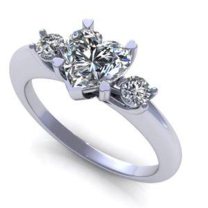 Three Stone Diamond Ring