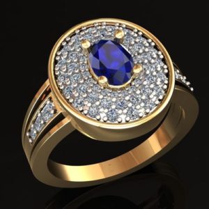 Multistone Ladies Ring
