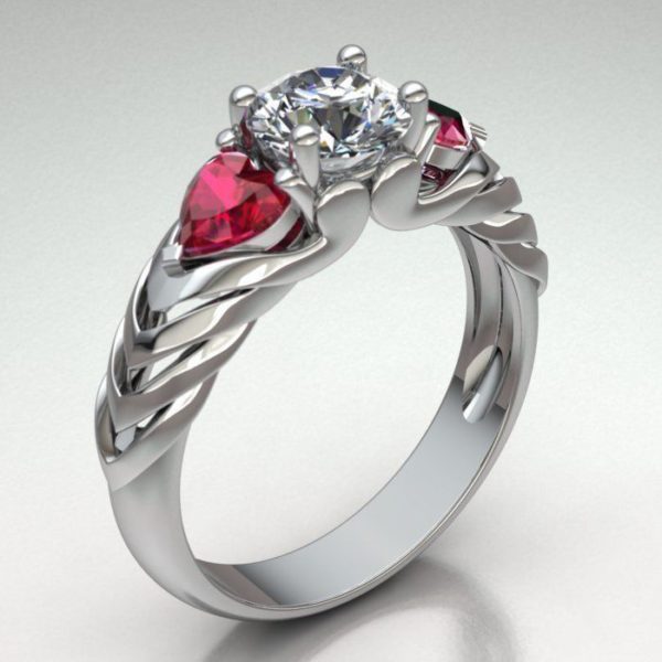 Women's Ring with Three Stones