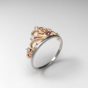Tiara Style ring