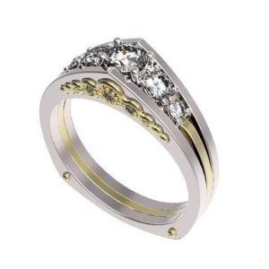 Triband Diamond Ring