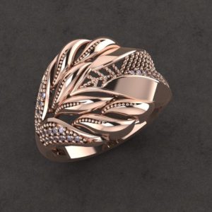 Peapod Style Ring