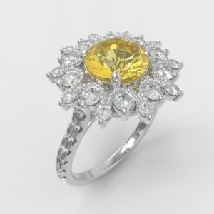 Emerald Cut Engagement Ring