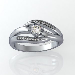 Triband Diamond Ring