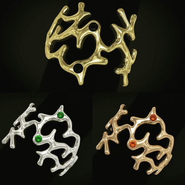 Amorphous ring