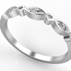 Infinity Symbol Engagement Ring