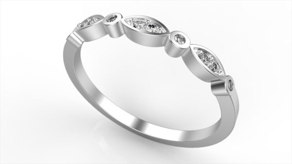Infinity Symbol Engagement Ring