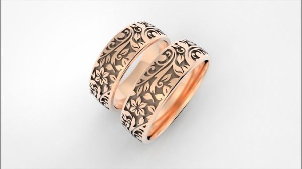 Floral Wedding Bands