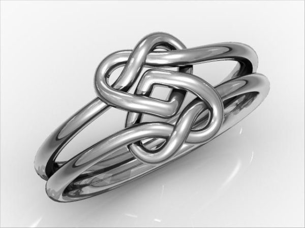 Heart Knot Ring