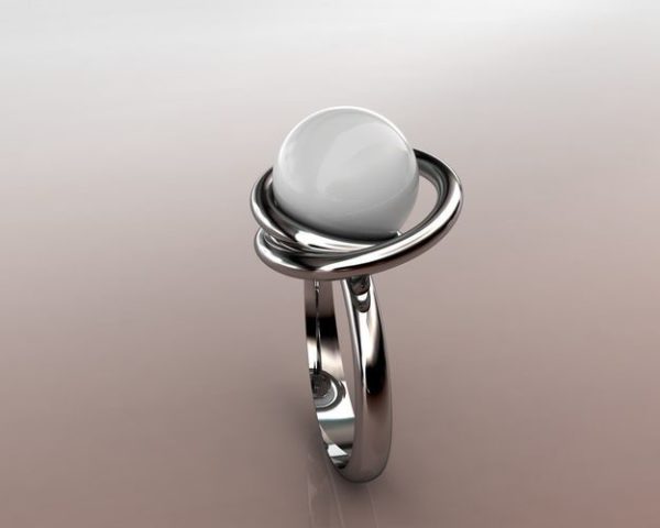 White Pearl Ring