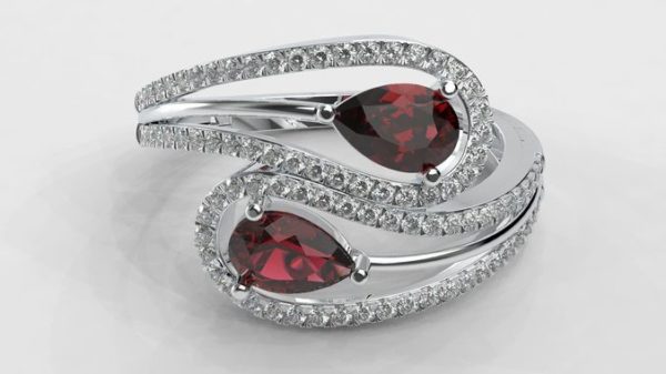Diamond and Ruby Ring