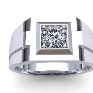 Men's Solitaire Diamond Ring