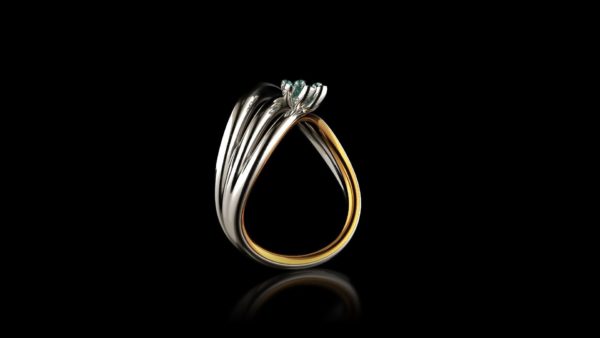 Freeform Engagement Ring