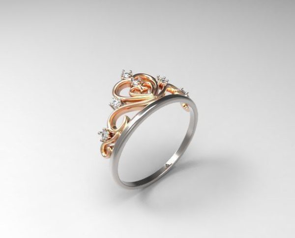 Tiara Style Ring