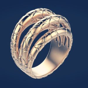 Multi Band Gold Ring