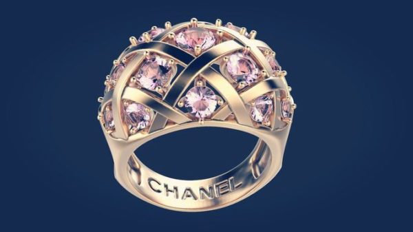 Basketweave Pattern Ring