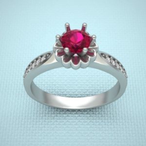 Ruby and Diamond Ring