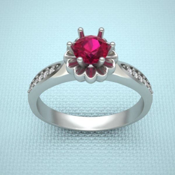 Ruby and Diamond Ring