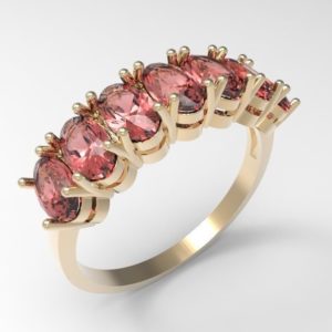Pave Set Multi Diamond Ring