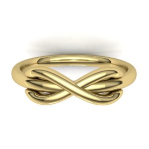 Plain Gold Infinity Ring