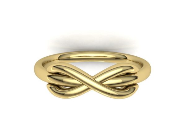 Plain Gold Infinity Ring