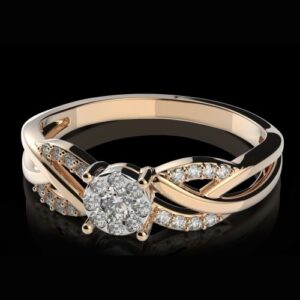 Engagement Ring With Diamonds